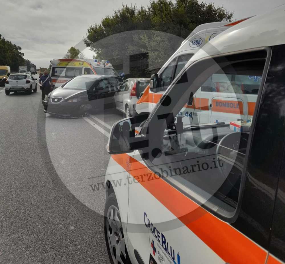 incidente aurelia marina san nicola ambulanze carabiniere 1 bis