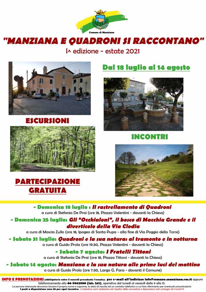 manziana e quadroni si raccontano