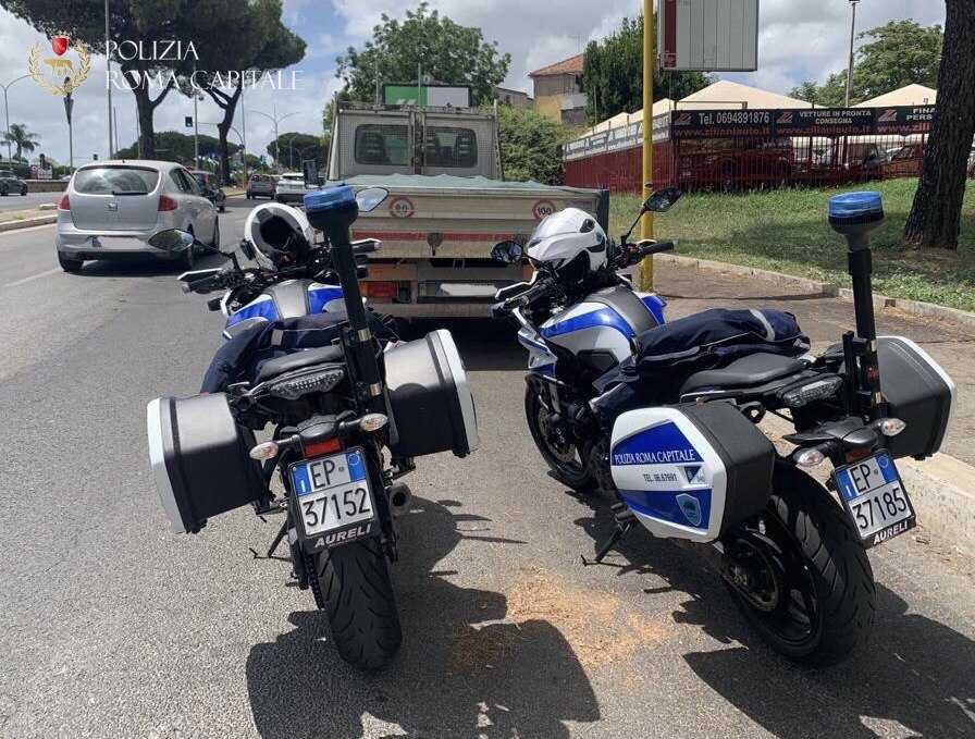 moto polizia municipale roma capitale