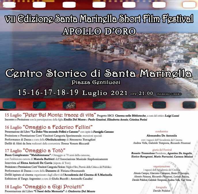 La VII edizione del Santa Marinella Short Film Festival a piazza Gentilucci fino a lunedì