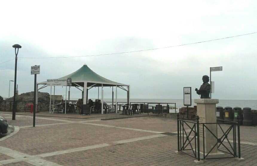 statua busto caravaggio