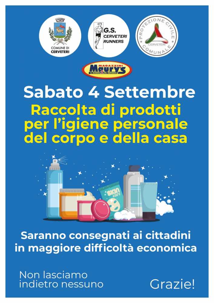 Locandina maurys igiene personale e per la casa