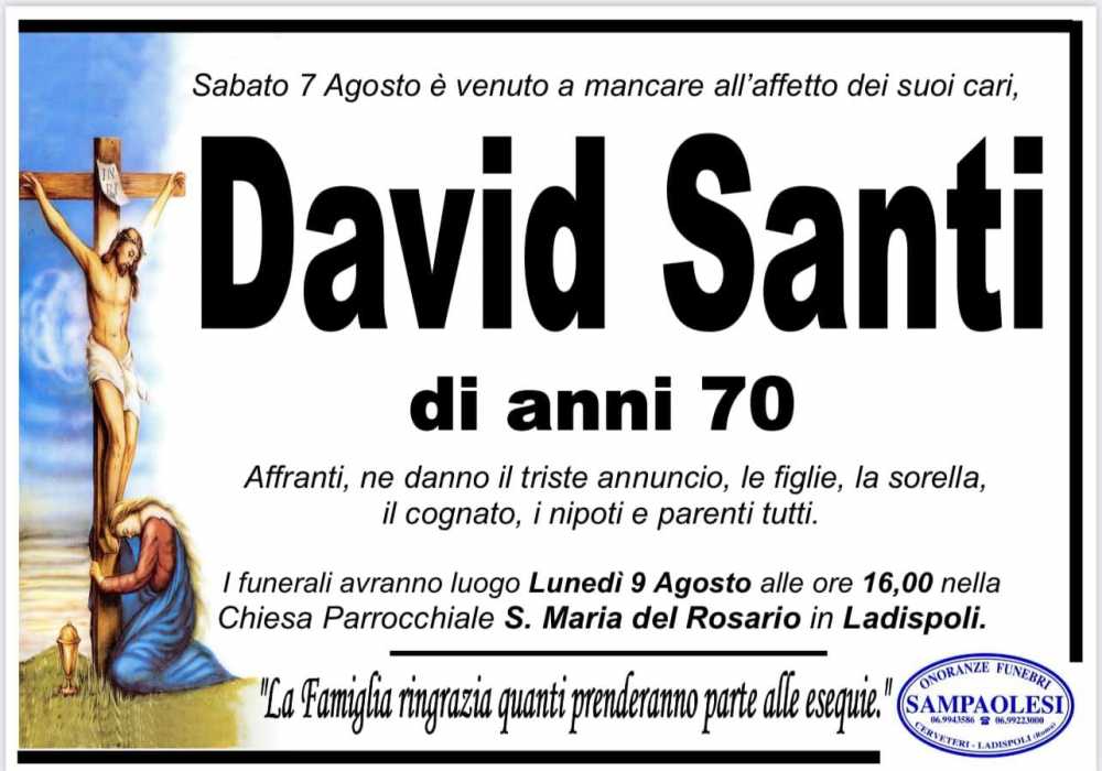 david santi municipale ladispoli