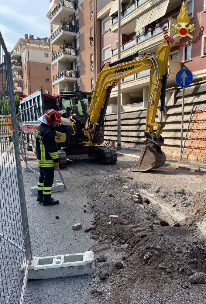 fuga gas pompieri vvf vigili fuoco