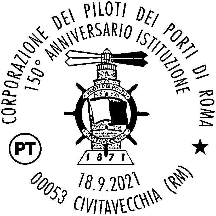 annullo postale piloti porti civitavecchia