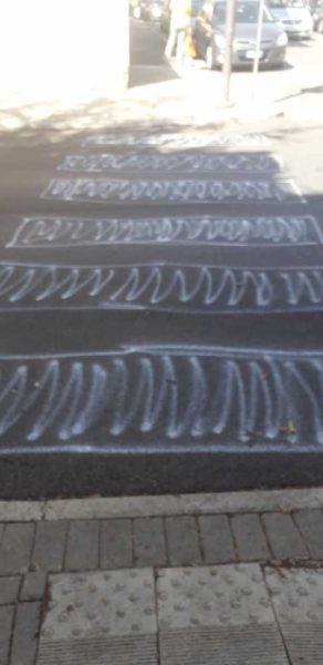 strisce pedonali spray ladispoli