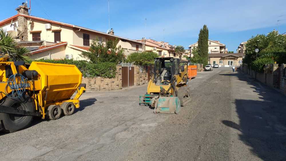 via ferretti cerveteri asfalto via ferretti cerveteri asfalto