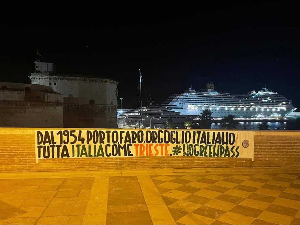 casapound civitavecchia green pass