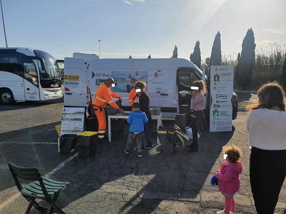 consegna mastelli tekneko ladispoli