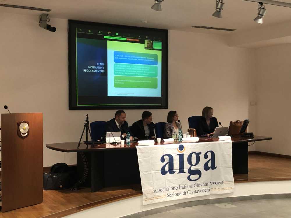 convegno aiga giovano avvocati civitavecchia