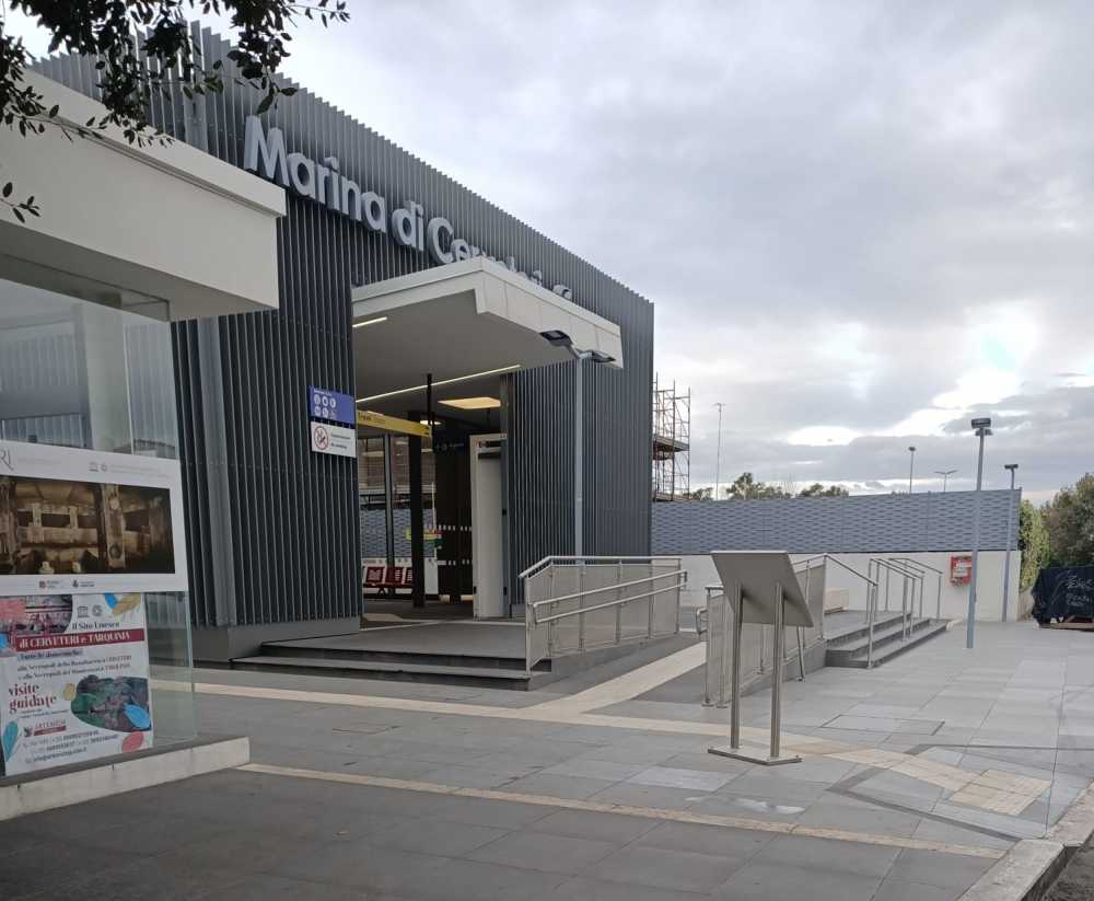 dissuasori stazione marina cerveteri cerenova