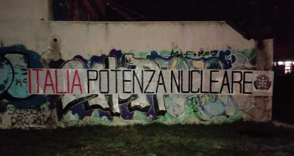 striscione casapound nucleare cerveteri striscione casapound nucleare cerveteri