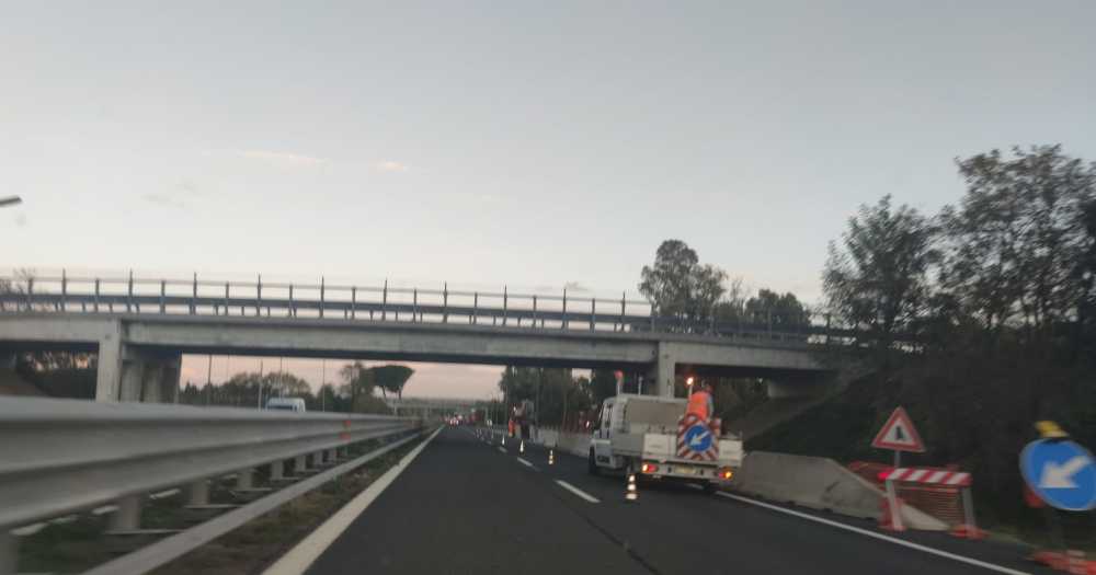 lavori ponte a12 cerveteri ladispoli