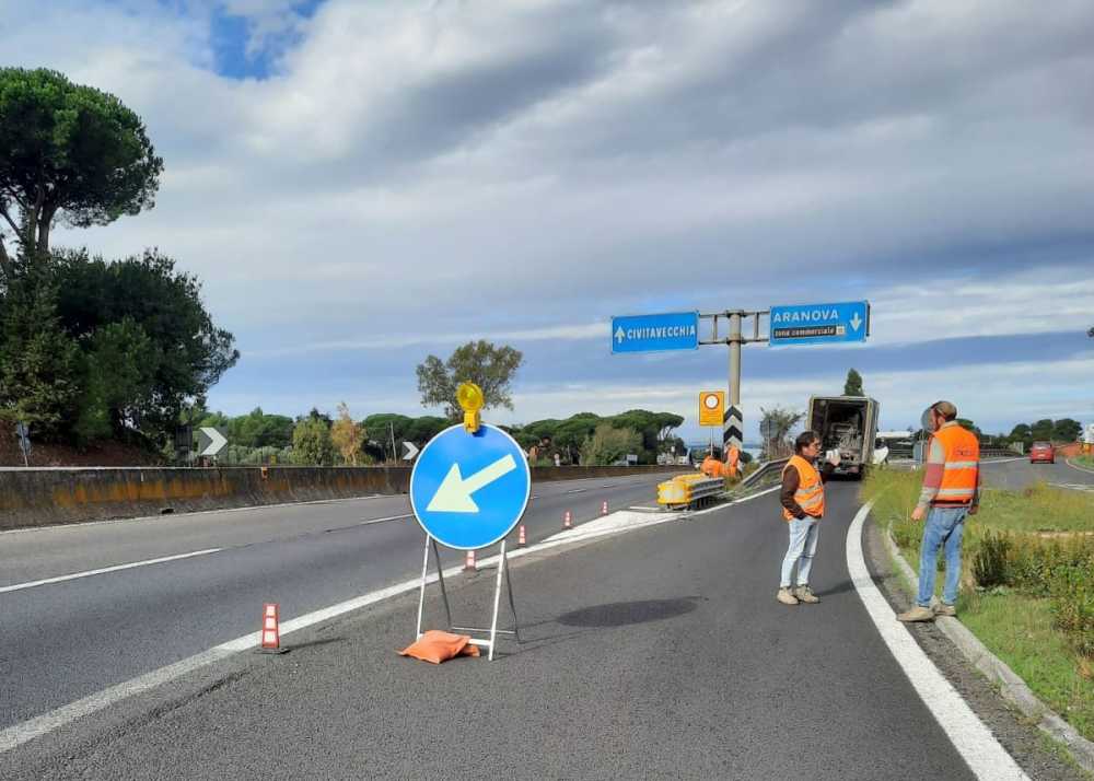 lavori svincolo aranova aurelia 1 lavori svincolo aranova 1