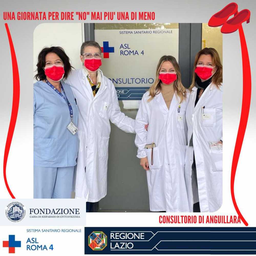 mascherine rosse asl roma 4 violenza donne mascherine rosse asl roma 4 violenza donne