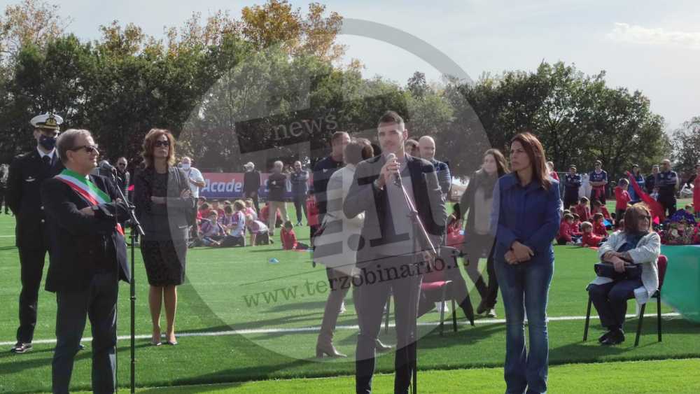 Stadio Fronti di Santa Marinella, c’era pure Simone Perrotta