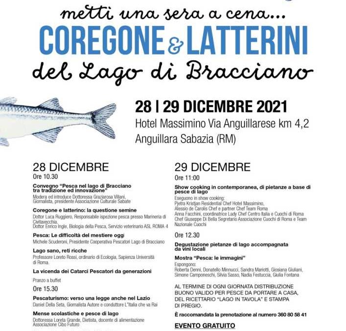 Il 28 e 29 dicembre ad Anguillara “Metti una sera a cena…coregone e latterini del lago di Bracciano”