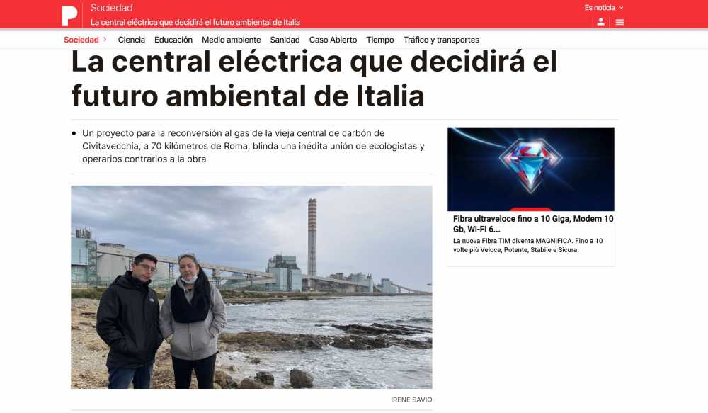 civitavecchia fossile stampa spagnola