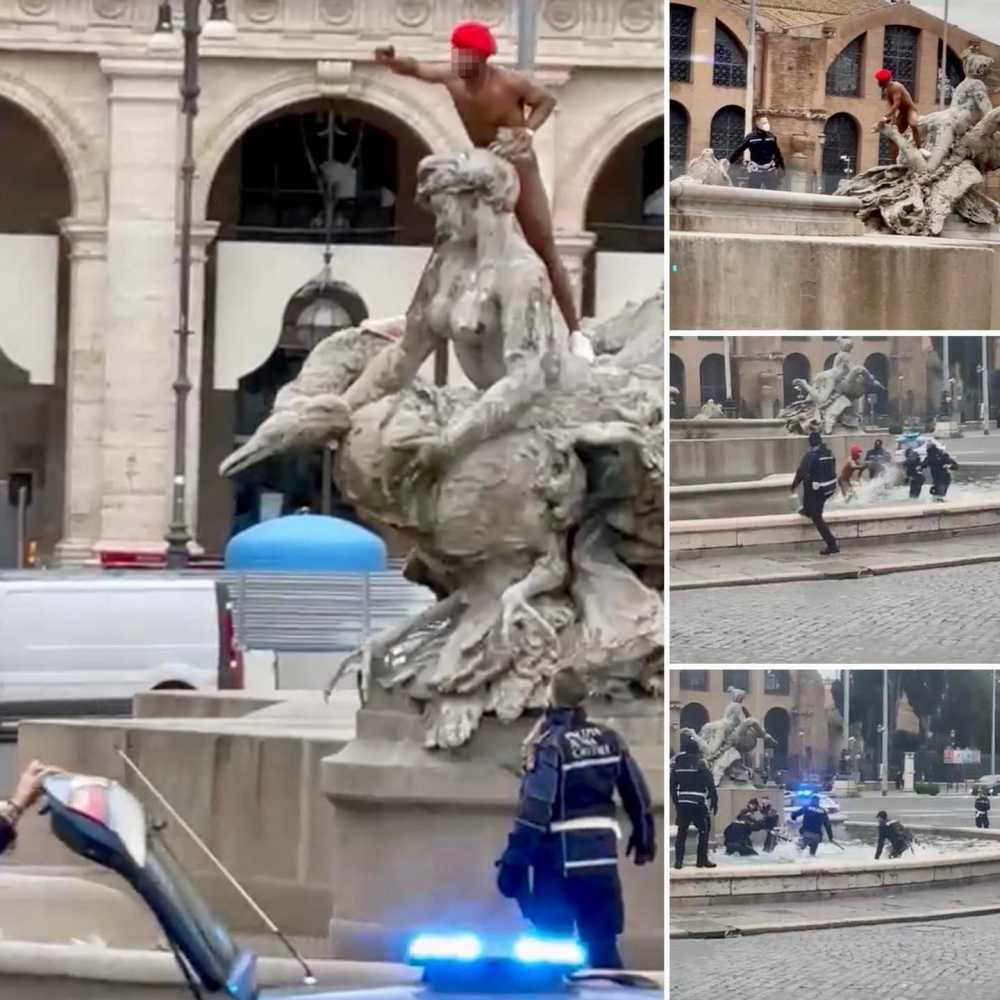 nudo fontana piazza repubblica