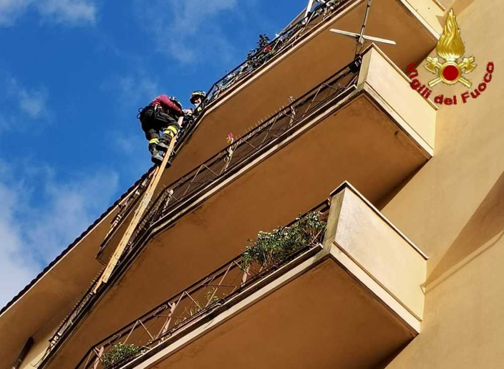 scala ganci vvf vigili fuoco pompieri bracciano