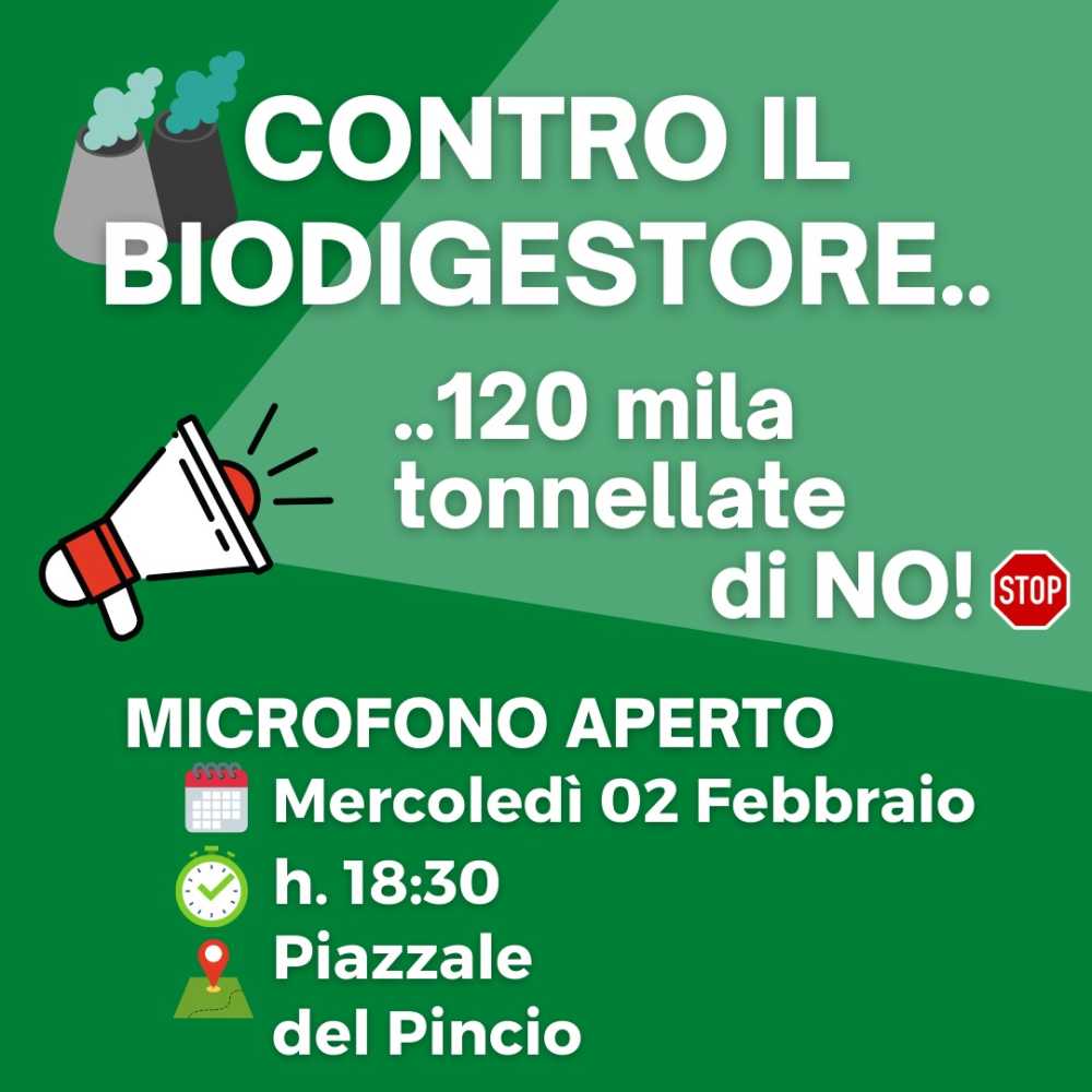 manifestazione no digestore