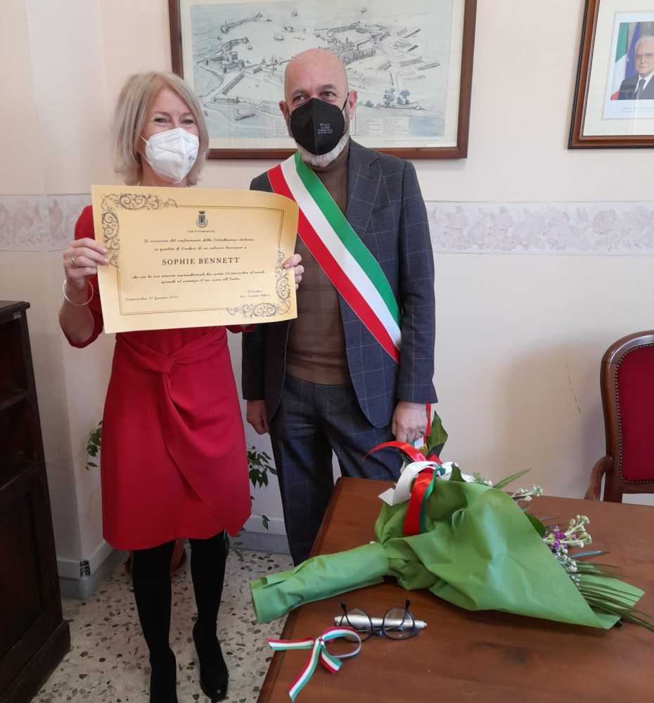 sophie Bennet britannica cittadina civitavecchia
