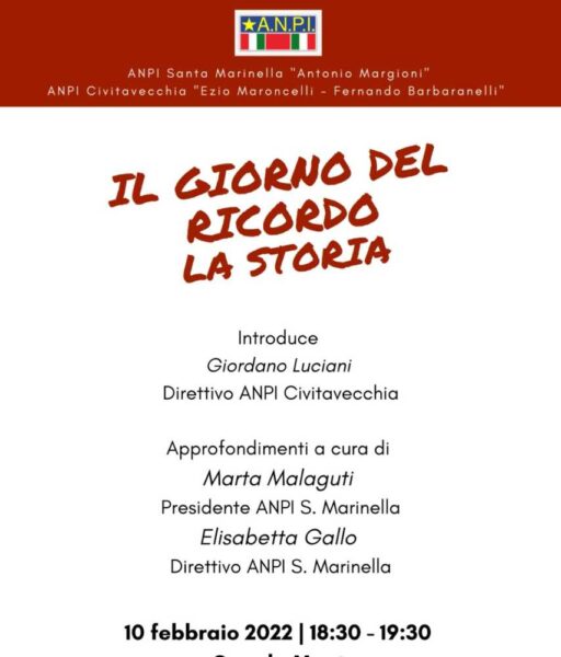 Giorno del Ricordo locandina 2