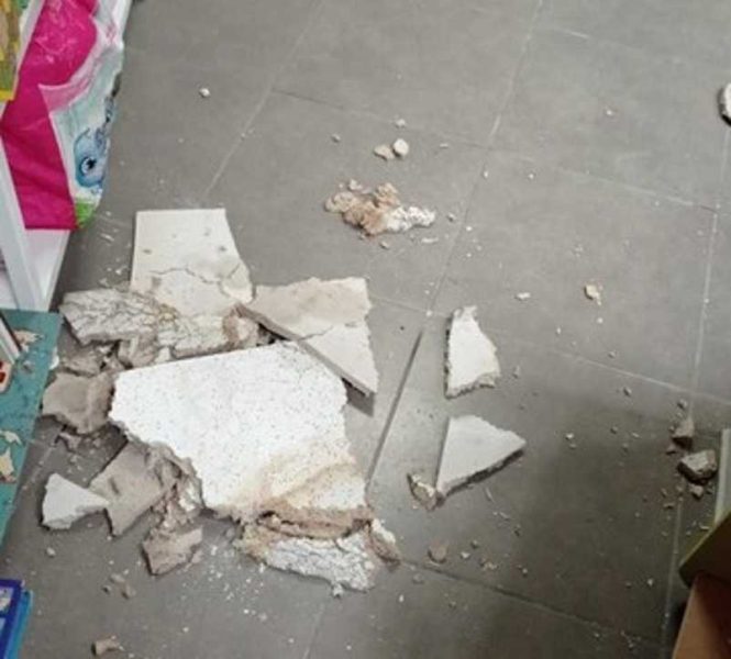 controsoffitto biblioteca santa marinella