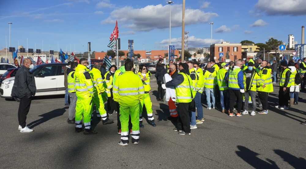protesta manifestazione port mobility