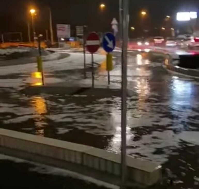 rotatoria allagata cerveteri