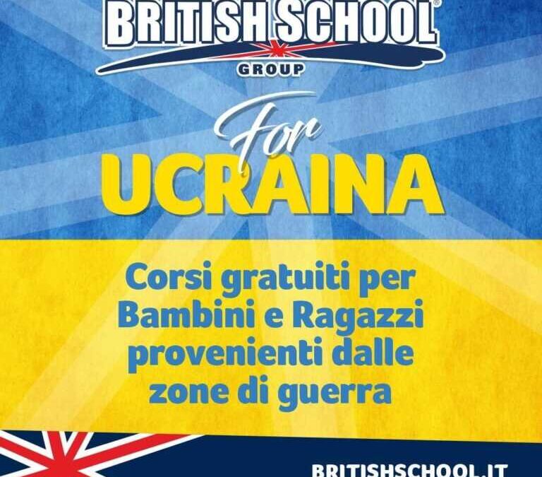 British School, a Ladispoli e Bracciano corsi d’inglese gratuiti per minori ucraini