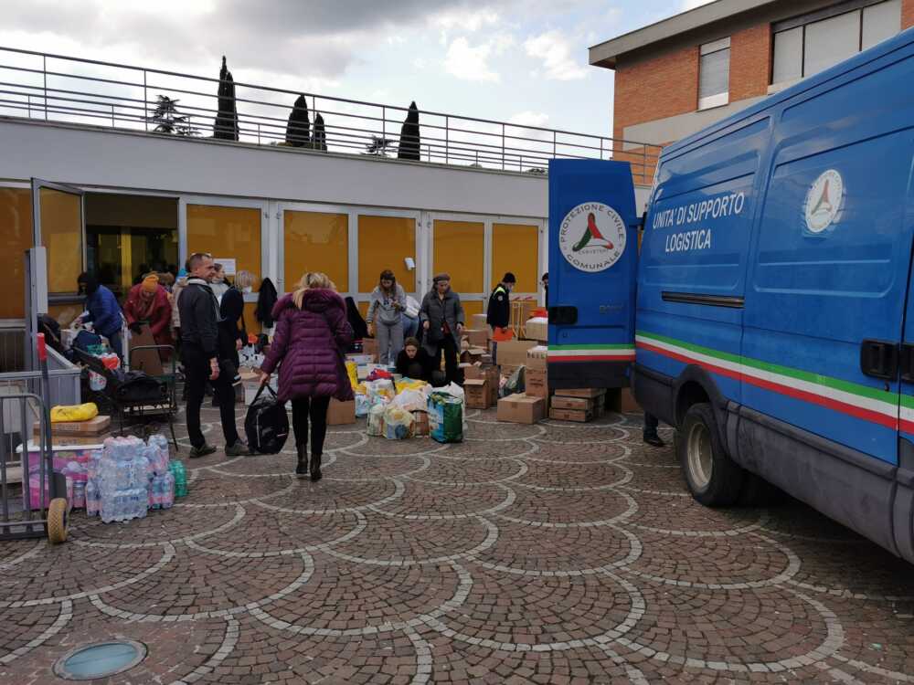 Ucraina aiuti protezione civile cerveteri santa sofia6