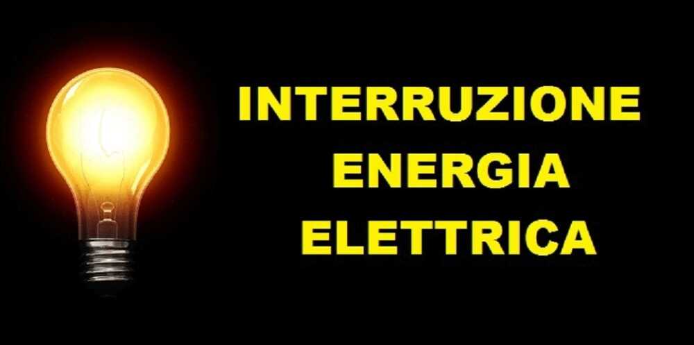 interruzione energia elettrica interruzione energia elettrica