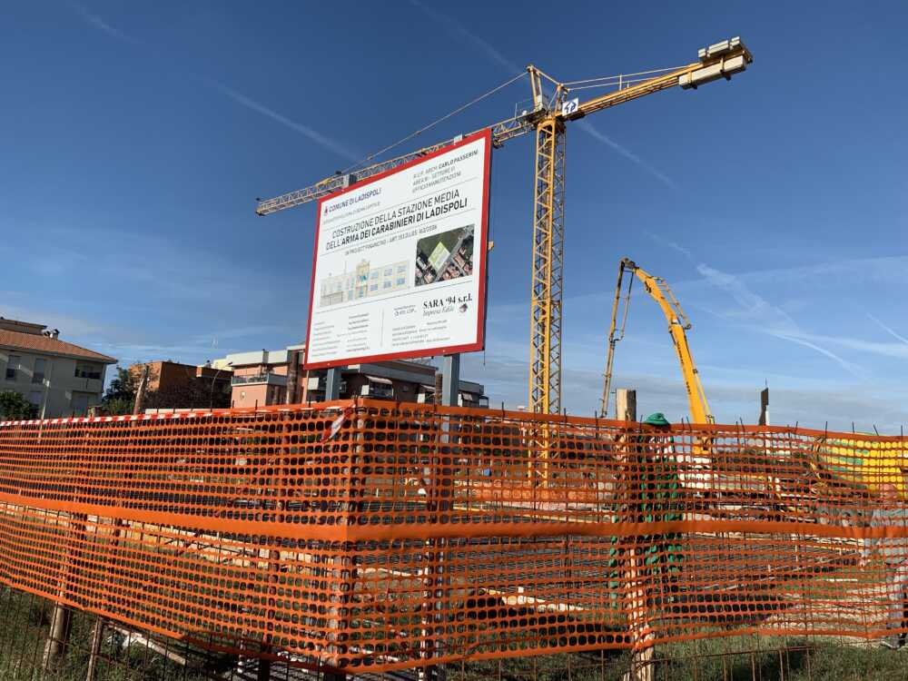 lavori costruzione cemento caserma carabinieri ladispoli lavori costruzione cemento caserma carabinieri ladispoli