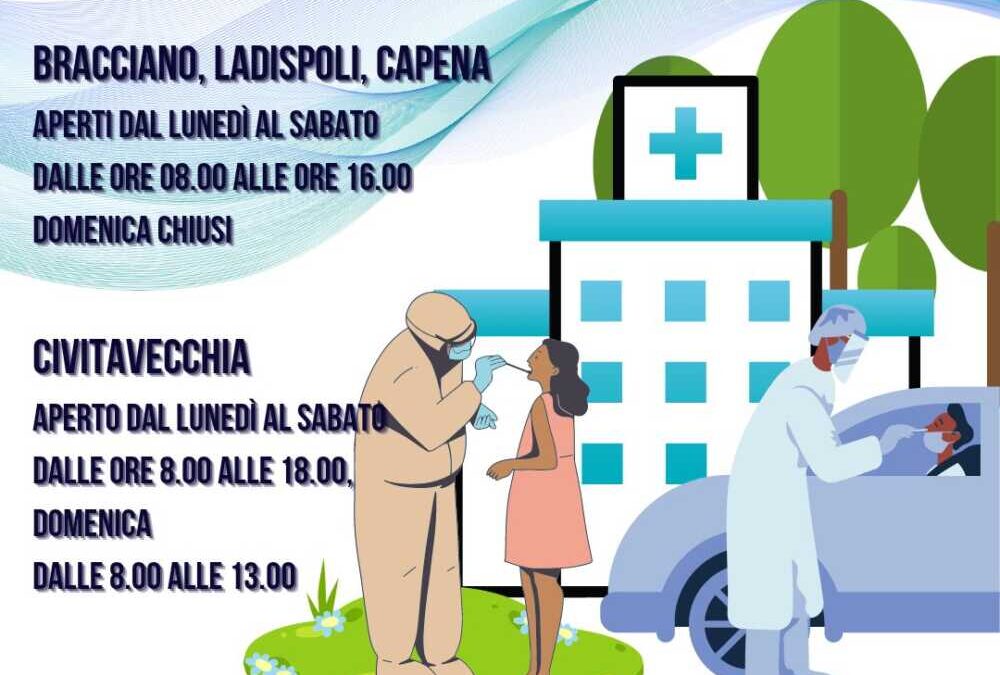 Covid, nuovi orari dei drive in della Asl Rm4