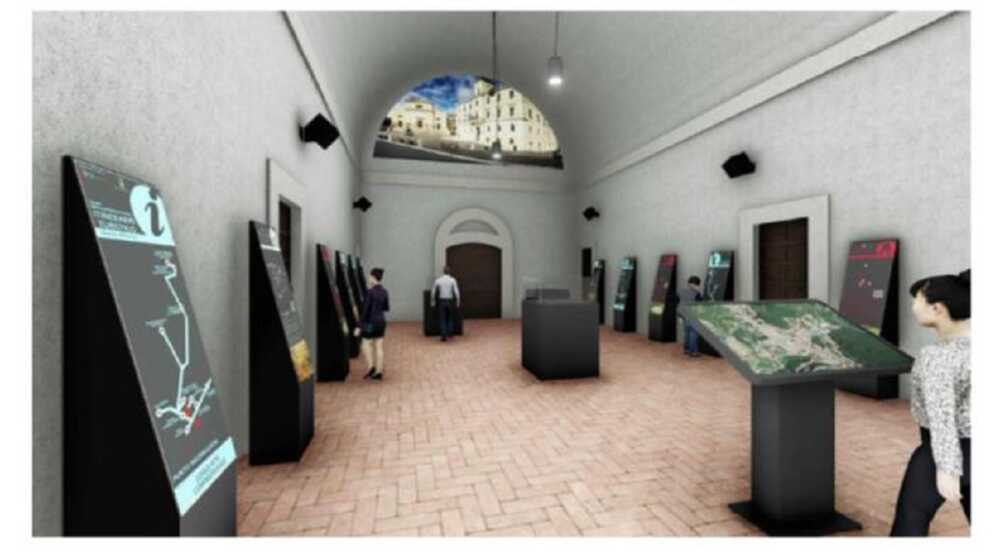 rendering palazzo camerale allumiere