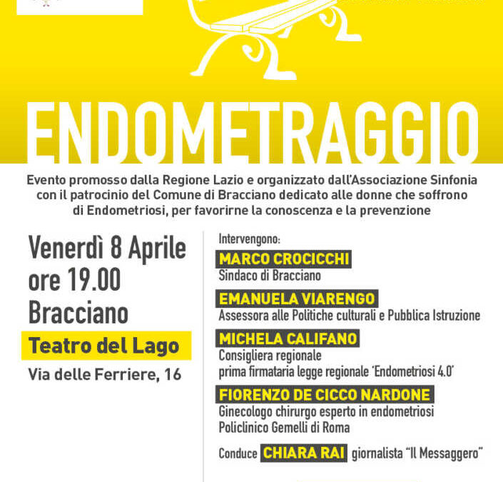 Endometriosi, evento al teatro del Lago di Bracciano