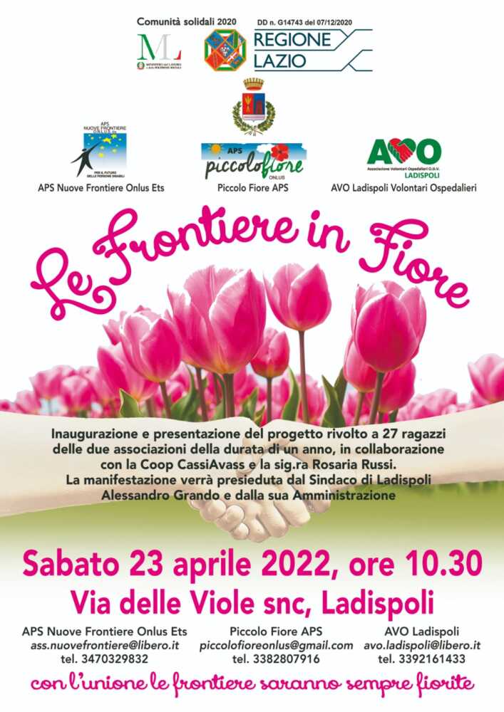 Le Frontiere in fiore manifesto