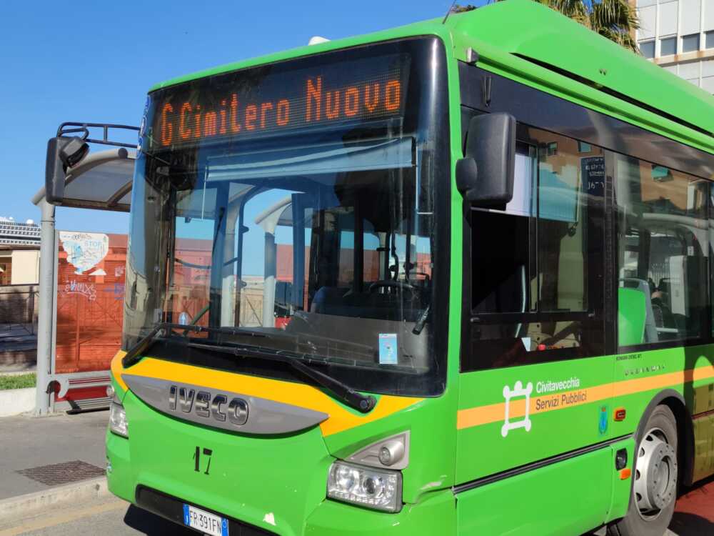 bus tpl csp civitavecchia linea g cimitero