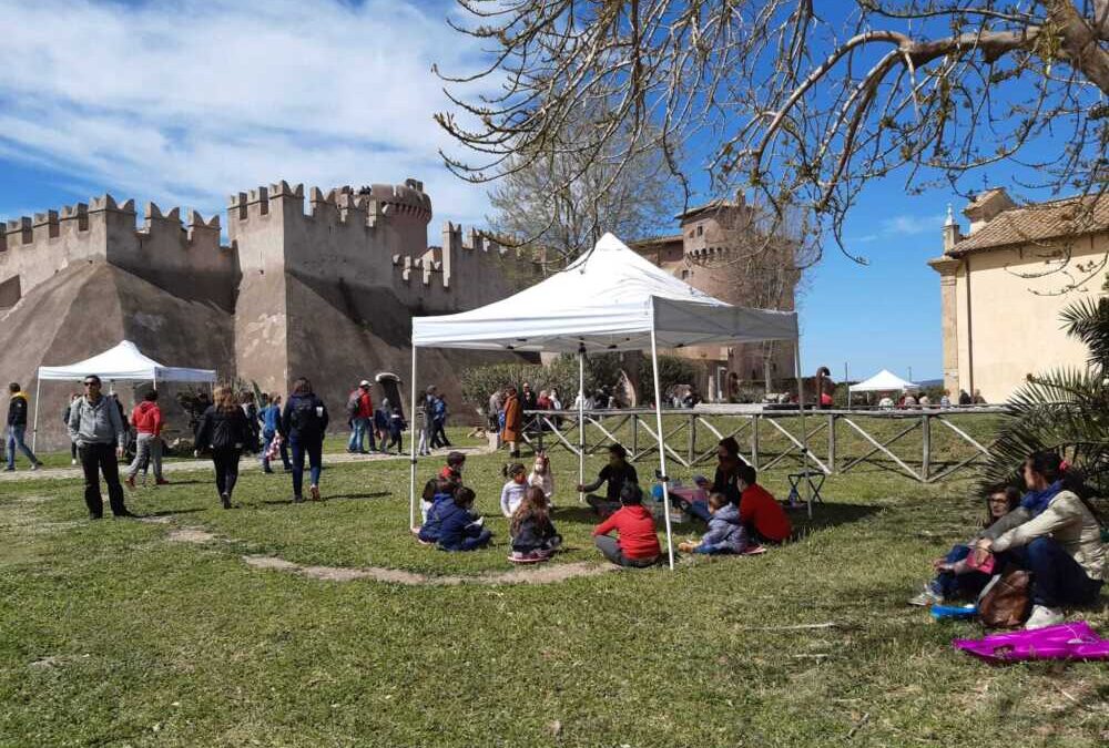 Pasquetta al Castello di Santa Severa, è pienone