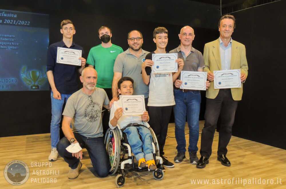 Cerimonia conclusiva dei corsi di astronomia del Gruppo Astrofili Palidoro