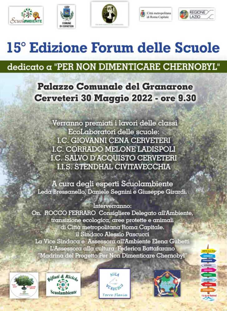 LOCANDINA FORUM DELLE SCUOLE 2022 scuolambiente