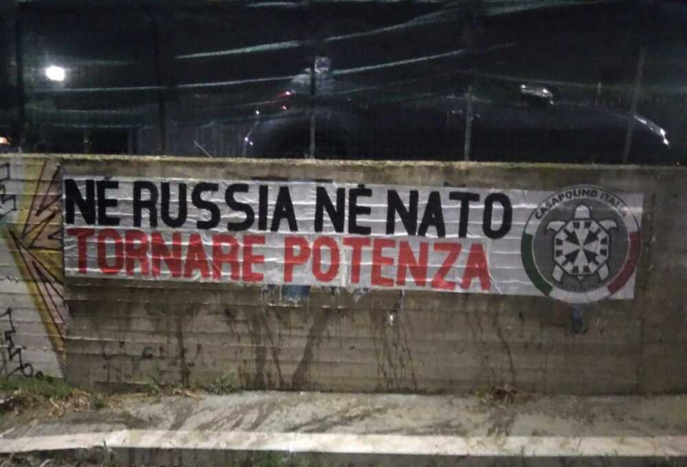 Ne Russia ne Nato, Italia torni potenza casapound