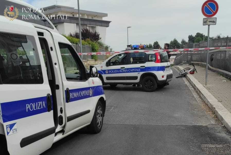 foto intervento Torrino Mezzocammino ciclista muore torrino