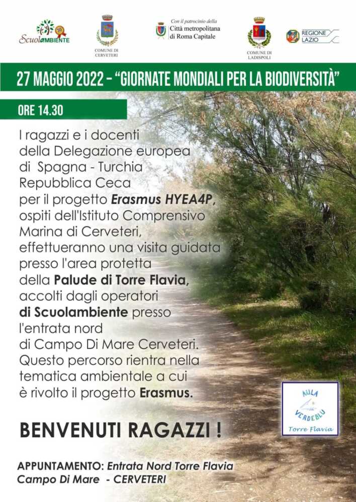 locandina 27 maggio Erasmus scuolambiente