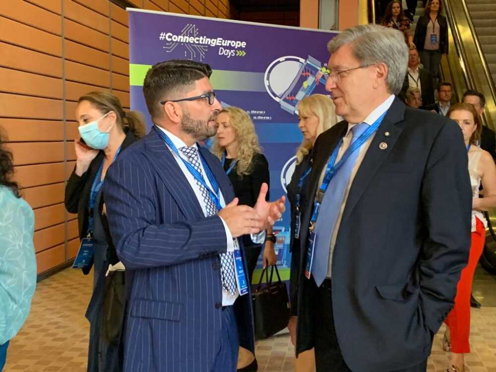 PRESIDENTE musolino E ministro della Mobilità e delle Infrastrutture Sostenibili Enrico Giovannini