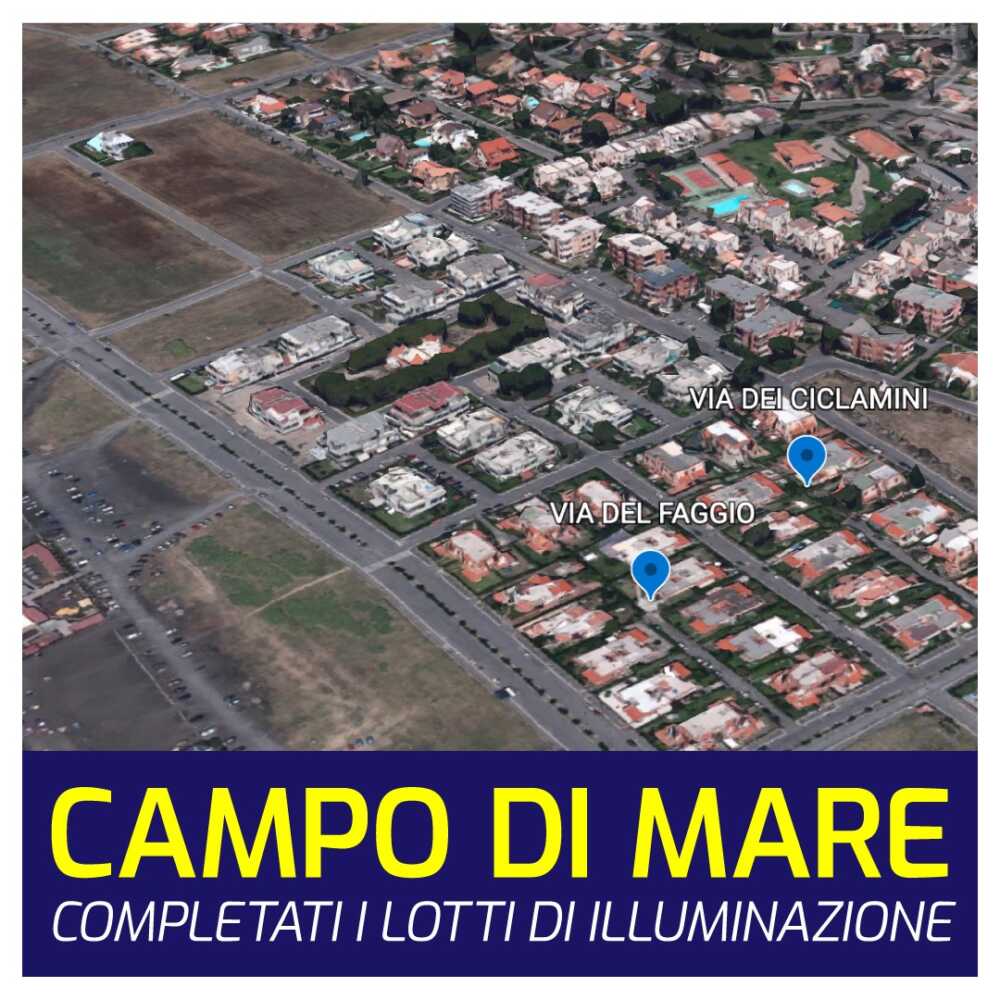 campo mare illuminazione