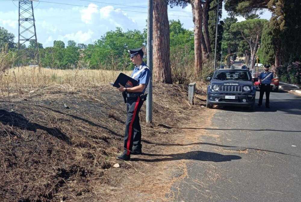 carabinieri passoscuro incendio carabinieri passoscuro incendio