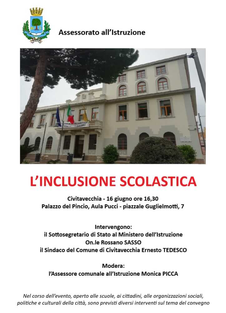 inclusione scolastica sasso civitavecchia