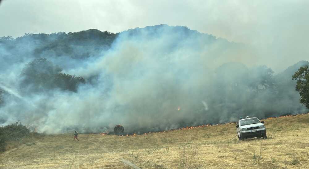 Incendio nel bosco di Trevignano Romano, in fumo otto ettari tra il Parco di Bracciano